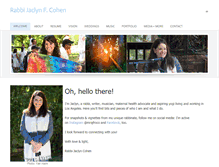 Tablet Screenshot of jaclynfcohen.com